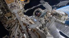 Highlight seines Aufenthaltes: Der Außeneinsatz an der ISS Raumstation. (Foto: IMAGO / ZUMA Wire)