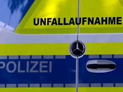 Polizeiauto Unfallaufnahme (Foto: IMAGO / Funke Foto Services)