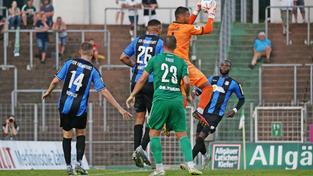 Spielszene zwischen dem FC Homburg und dem FSV Frankfurt (Foto: IMAGO / Jan Huebner)