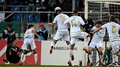 FC Saarbrücken im DFB Pokalspiel gegen Eintracht Frankfurt (Foto: IMAGO / Jan Huebner)