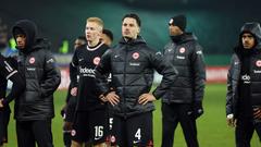 FC Saarbrücken im DFB Pokalspiel gegen Eintracht Frankfurt (Foto: IMAGO / HMB-Media)