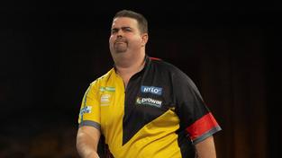 Gabriel Clemens bei der Darts WM 2024 (Foto: IMAGO / Pro Sports Images)