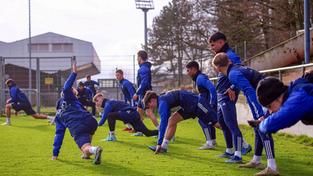 Mannschaftstraining beim FC Saarbrücken (Foto: IMAGO / Jan Huebner)