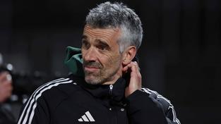 Danny Schwarz, Trainer des FC Homburg, ist enttäuscht. (Foto: IMAGO / Fussball-News Saarland)