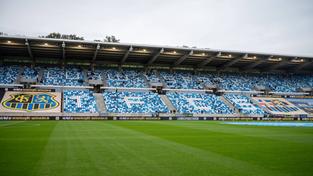 Die leere Tribüne im Ludwigsparkstadion. (Foto: IMAGO / Kirchner-Media)