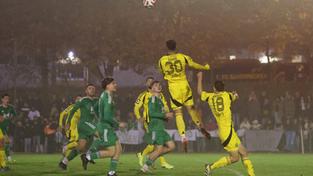 Der 1. FC Saarbrücken im Saarlandpokal beim SG Saubauch.  (Foto: Sebastian Bach/Imago)