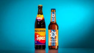 Paulaner Spezi und Karlsberg Brauerlimo (Foto: IMAGO / MiS, Karlsberg Brauerei)