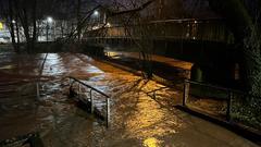 Hochwasser in Schmelz (Foto: Max Zettler/SR)