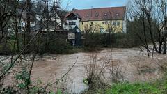 Hochwasser in Dirmingen (Foto: Max Zettler/SR)