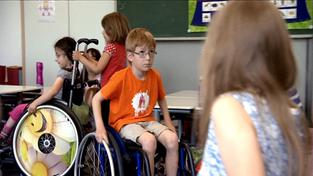 Inklusion in der Schule: Kinder helfen sich gegenseitig (Audio) (Foto: SR)