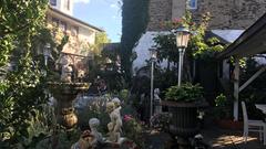 Innenhof der Villa Provence in Kobern Mosel (Foto: SR)