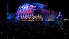 Die Bühne bei Klassik am See 2016 (Foto: Rolf Ruppenthal)