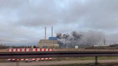 Feuer im Kraftwerk Ensdorf (Foto: SR)