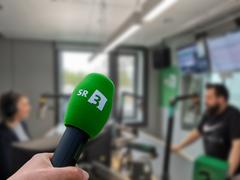 Künstler zu Gast bei SR 3 (Foto: SR)