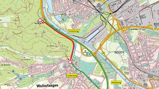 Sperrung L170 im Bereich Wallerfangen – Anschlussstelle Dillingen-Mitte  (Foto: LfS)