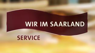 Logo der Sendung "Wir im Saarland - Service" (Foto: SR)