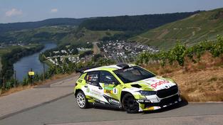 Marijan Griebel bei der ADAC Saarland-Pfalz Rallye (Foto: Sascha Dörrenbächer/Mario Gerber)