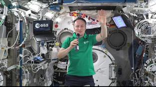 Matthias Maurer auf der ISS (Foto: ESA/Matthias Maurer)