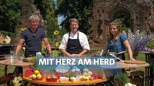Mit Herz am Herd - Michael Koch, Cliff Hämmerle und Verena Sierra (v.l.n.r.) (Foto: SR / Pasquale)
