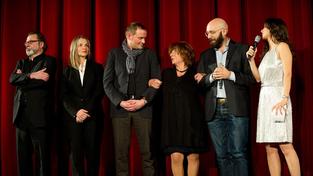 Anatol Nitschke, Anja Dihrberg, Devid Striesow, Hannelore Hoger und Jakob Lass bilden die diesjährige Hauptjury (Foto: P. D'Angiolillo)