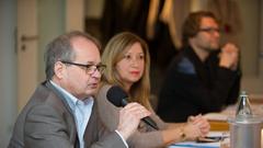 Max Ophüls,Pressekonferenz (Foto: Pasquale D'Angiolillo)