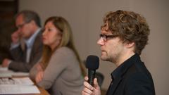 Max Ophüls,Pressekonferenz (Foto: Pasquale D'Angiolillo)