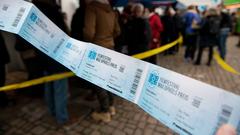 Mit den Tickets in der Hand... (Foto: P. D'Angiolillo)