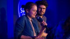 Regisseur Jens Wischnewski und Schauspielerin Luise Heyer des Films 
