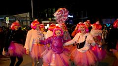 Der närrische Nachtumzug am 24. Februar in Gresaubach (Foto: Pasquale D'Angiolillo)