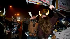 Der närrische Nachtumzug am 24. Februar in Gresaubach (Foto: Pasquale D'Angiolillo)