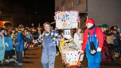 Fastnacht 2025: Der Nachtumzug in Völklingen-Wehrden mit dem SR 3 Prunkwagen (Foto: SR/Pasquale D'Angiolillo)