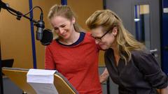 V.l.: Regisseurin Cristin König und Leslie Malton in der Rolle der Alice Schell (Foto: SR / Anke Beims)