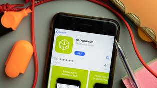Die Nachbarschaftsapp "nebenan.de" (Foto: IMAGO / Depositphotos)
