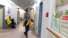 Nina Ranker kommt zur Untersuchung (Foto: SR)