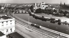 Stadtautobahn in den 60er Jahren (Foto: Stadtarchiv Saarbrücken, Nachlass Mittelstaedt)