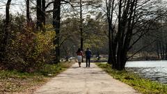 Spaziergang am Jägersburger Weiher (Foto: SR/Sebastian Knöbber)