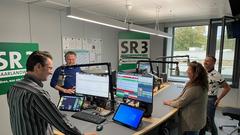 Die SR 3-Praktikanten in der Frühsendung "Guten Morgen" (Foto: SR)