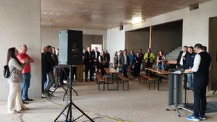 Richtfest an der Philosophischen Fakultät Uni des Saarlandes (Foto: SR/Patrick Wiermer)