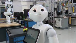 KI-Roboter "Pepper" vom DFKI Saar (Foto: SR Fernsehen)