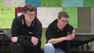 Nico und Julian aus dem Saarland fahren zur Roboter-Weltmeisterschaft (Foto: SR)