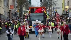 Der Rosenmontagsumzug in Saarbrücken Burbach am 27.02.2017 (Foto: Pasquale D'Angiolillo)