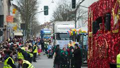 Der Rosenmontagsumzug in Saarbrücken Burbach am 27.02.2017 (Foto: Pasquale D'Angiolillo)