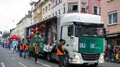 Der Rosenmontagsumzug in Saarbrücken Burbach am 27.02.2017 (Foto: Pasquale D'Angiolillo)