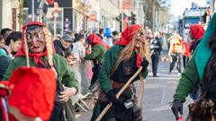 Der Rosenmontagsumzug 2025 in Burbach (Foto: SR/Pasquale D'Angiolillo)