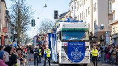 Der Rosenmontagsumzug 2025 in Burbach (Foto: SR/Pasquale D'Angiolillo)