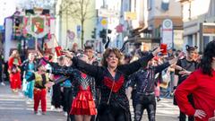 Der Rosenmontagsumzug 2025 in Burbach (Foto: SR/Pasquale D'Angiolillo)