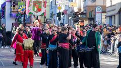Der Rosenmontagsumzug 2025 in Burbach (Foto: SR/Pasquale D'Angiolillo)
