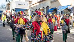 Der Rosenmontagsumzug 2025 in Burbach (Foto: SR/Pasquale D'Angiolillo)