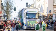 Der Rosenmontagsumzug 2025 in Burbach (Foto: SR/Pasquale D'Angiolillo)
