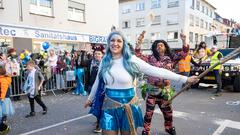Der Rosenmontagsumzug 2025 in Burbach (Foto: SR/Pasquale D'Angiolillo)